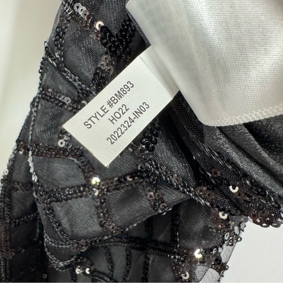 J. Crew Collection Black Lattice Sequin Pencil Skirt NWT - Picture 16 of 17